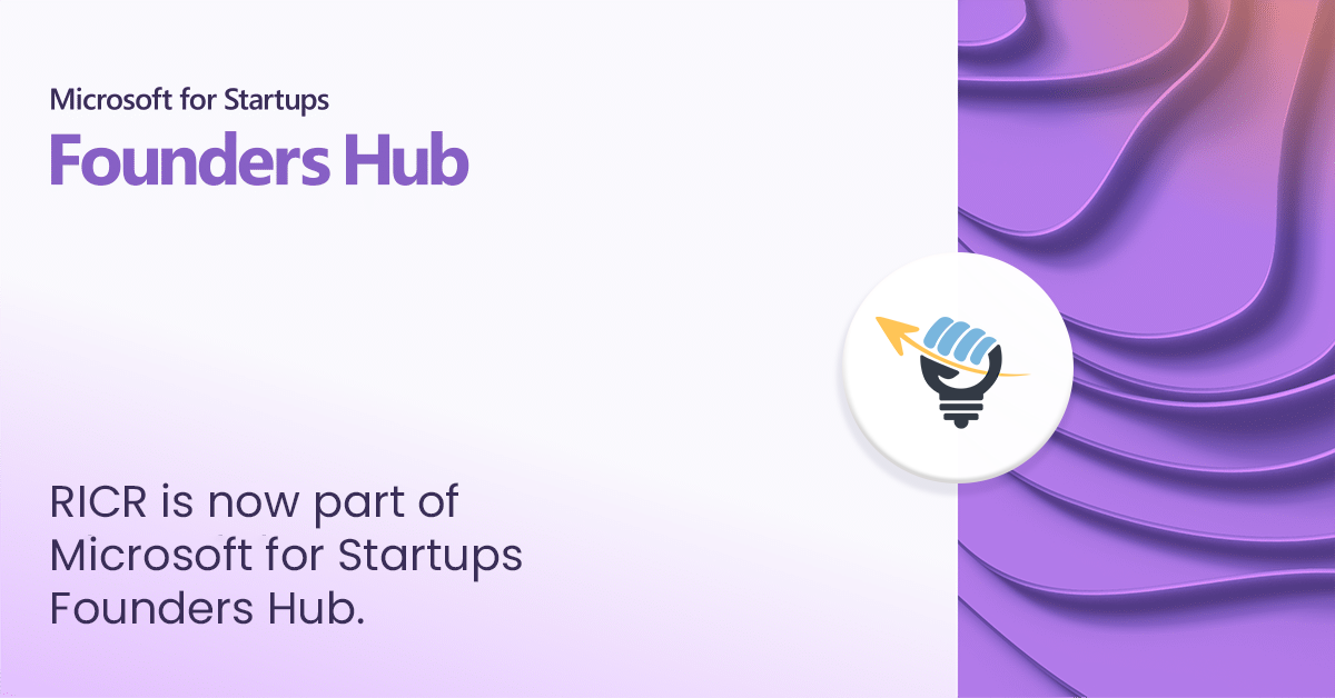 RICR partners with Founders Hub Microsoft for Startups